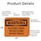 Signmission Electric Fence Do Not Climb Do Not Touch OSHA Warning Sign, Aluminum, 24in W x 18in L, 2PK OS-2PACK-WS-A-1824-L-12086 - alternate 7